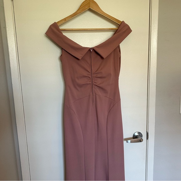 Dusty Mauve Emerald Sundae Bridesmaid Dress Size M - Picture 5 of 10